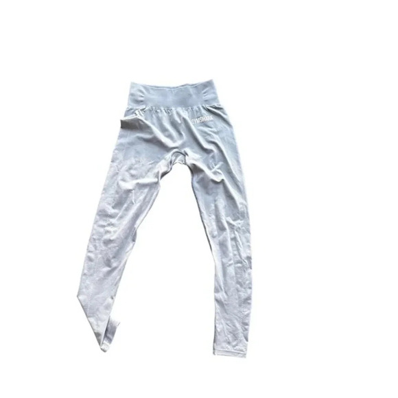 Gymshark Womens High Rise Elasitc Waist Athletic Yoga Leggings Gray‎ Size XS - Picture 1 of 4